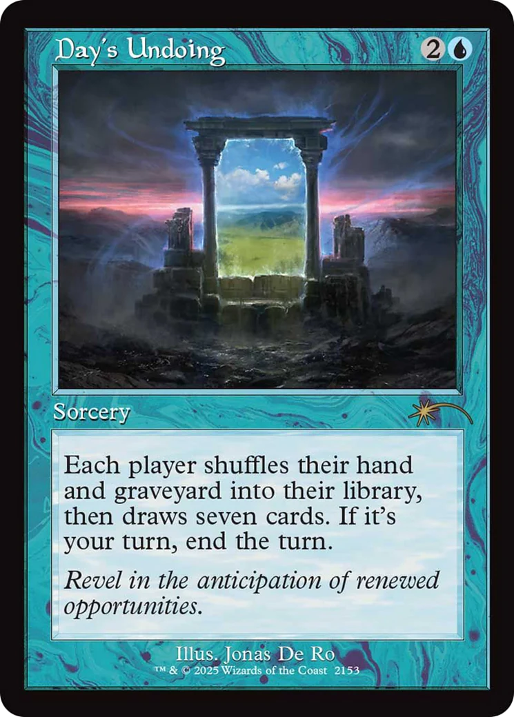 Day's Undoing (Retro Frame) [Secret Lair Drop Series]