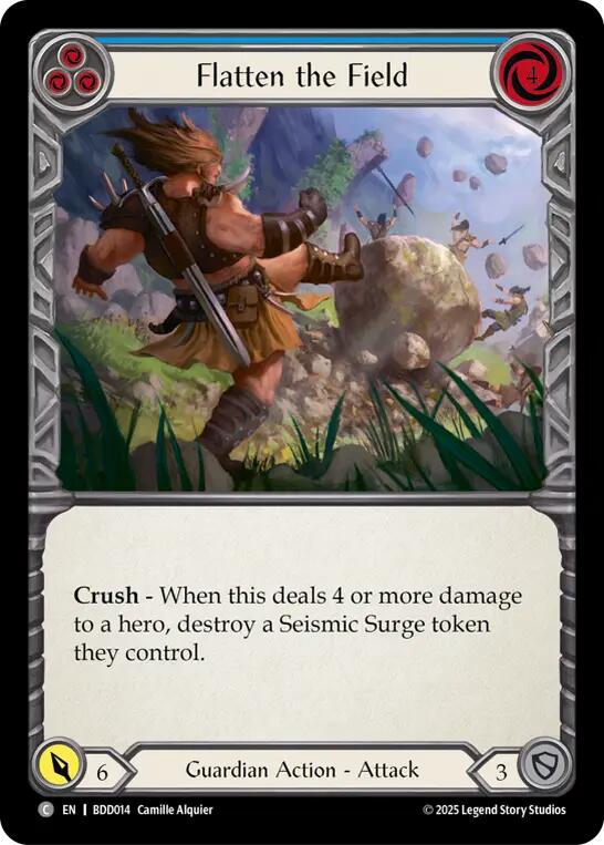 Flatten the Field (Blue) [BDD014] (Bravo Demo Deck)