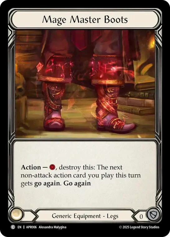 Mage Master Boots [APR006] (Armory Deck: Legends Prism)