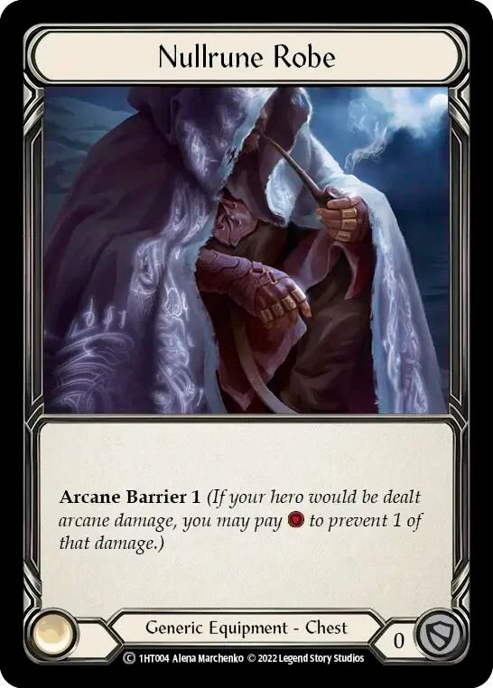 Nullrune Robe [1HT004] (History Pack 1 Dorinthea Blitz Deck)