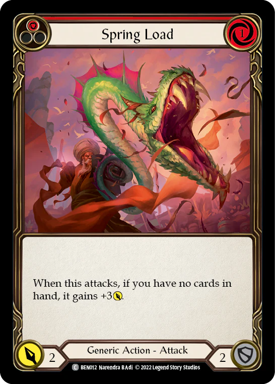 Spring Load (Red) [BEN012] (Outsiders Benji Blitz Deck)