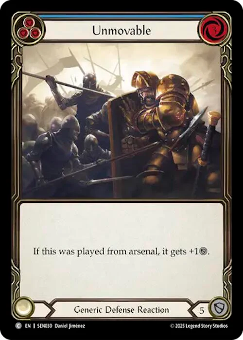 Unmovable (Blue) (Regular) [SEN030] (GEM Pack 2)