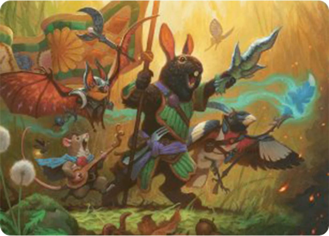 Valley Questcaller Art Card [Bloomburrow Art Series]