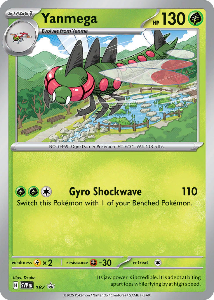 Yanmega (187) [Scarlet & Violet: Black Star Promos]